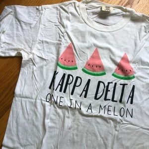 Kappa Delta One in a Melon Watermelon T-Shirt